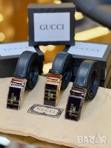 колани от естествена кожа в кутия guess prada louis vuitton ysl saint laurent celine , снимка 3 - Колани - 50669238