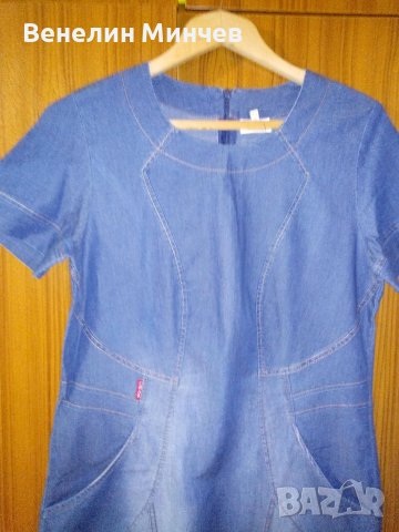 Дамска дънкова рокля, снимка 2 - Рокли - 36898152