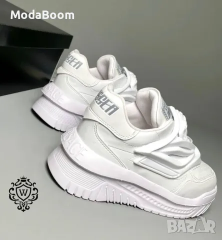 Versace бели дамски маратонки , снимка 2 - Маратонки - 48816179