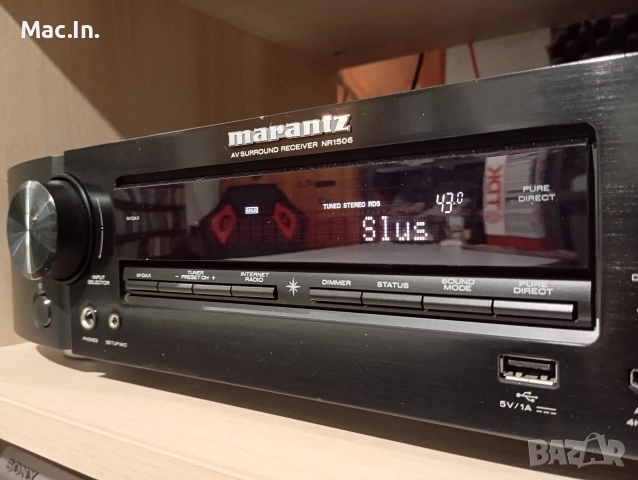 Маранц NR15065.2-канален приемник за домашно кино с Wi-Fi®, Bluetooth® и Apple® AirPlay® , снимка 4 - Ресийвъри, усилватели, смесителни пултове - 52655245