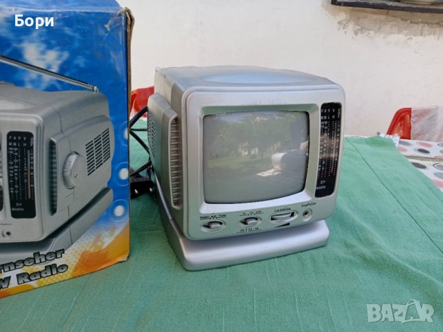 Стар телевизор с радио, снимка 3 - Радиокасетофони, транзистори - 36783551