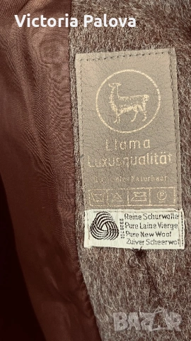 Палто от естествен косъм от лама  LLAMA LUXUSQUALITÄT, снимка 14 - Палта, манта - 53037669
