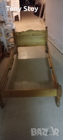 Дървени легла от чам с рамер 190х82 , снимка 4 - Спални и легла - 53321658