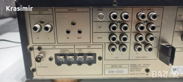 Harman Kardon HK3600 Stereo Receiver – Made in Japan, снимка 5 - Ресийвъри, усилватели, смесителни пултове - 51828086