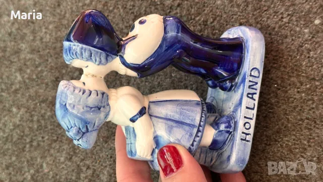 Холандска порцеланова фигурка, снимка 3 - Други ценни предмети - 50372494