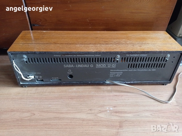 Радио Saba Lindau G. 1971г, снимка 6 - Радиокасетофони, транзистори - 53394211