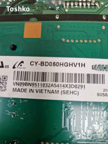 SAMSUNG UE50DU7192U MAIN BOARD BN41-03231A BN9658675C POWER BOARD BN4401267C PANEL CY-BD050HGHV1H, снимка 8 - Части и Платки - 53564426