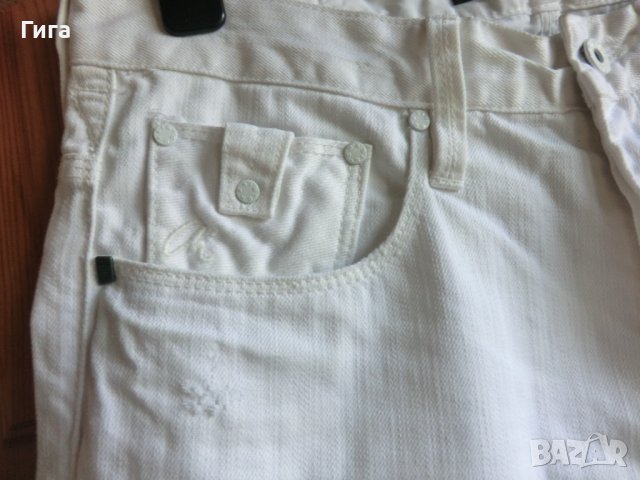 Бели мъжки дънки CHASIN W32 L34, снимка 4 - Дънки - 37452683