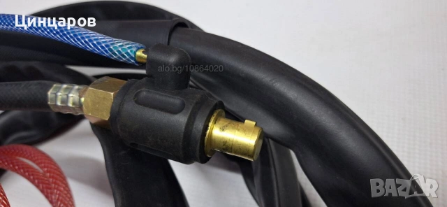 Аргон шланг Тиг-Виг, механичен кран газ, водно охлаждаем, гъвкава глава , снимка 2 - Други машини и части - 53455514