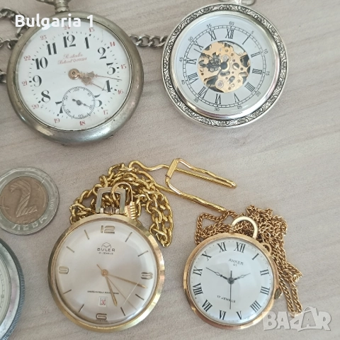 Швейцарски механични джобни часовници/Швейцарски механичен джобен часовник , снимка 5 - Стенни часовници - 51731497