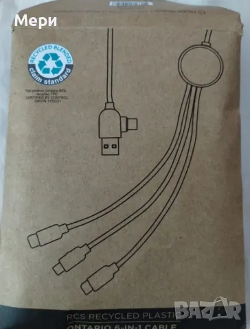 персонализиран кабел RCS от рециклирана пластмаса 5 в 1 локо coca cola , снимка 5 - Резервни части за телефони - 50231279