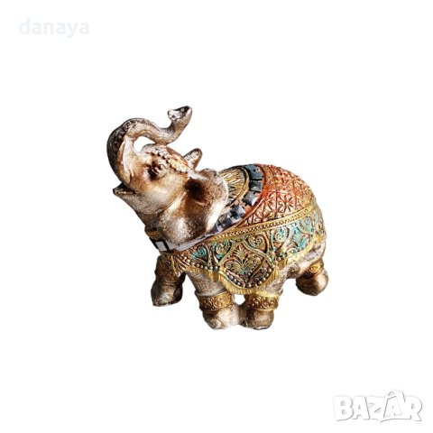 4323 Сувенир слонче фигура статуетка подарък за дом офис, снимка 5 - Декорация за дома - 43512221