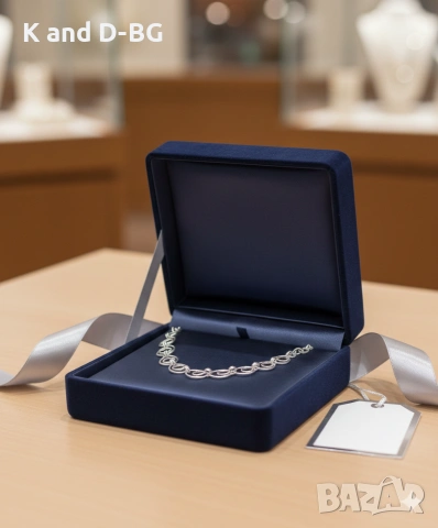 Дамски сребърен ланец проба 925, снимка 6 - Колиета, медальони, синджири - 53522543