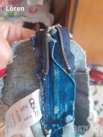*Asos*Къси дамски дънки с капси , снимка 9 - Дънки - 50928045