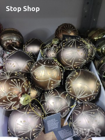 Стъклени коледни топки Christmas 