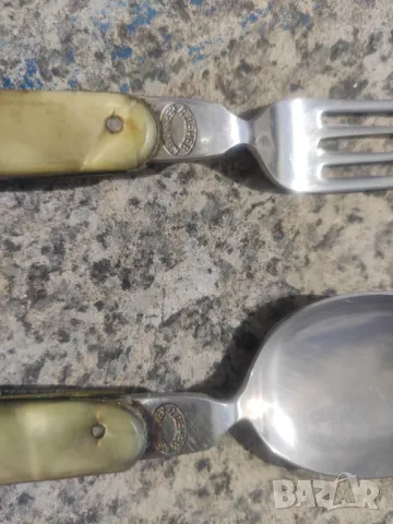 Продавам вилица и лъжица Петко Денев, снимка 2 - Прибори за хранене, готвене и сервиране - 49688067