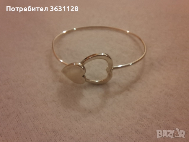 Сребърна гривна , снимка 2 - Гривни - 52026690