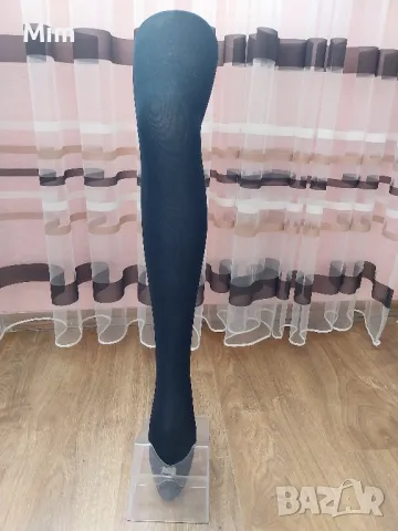 40 ден Черни дамски чорапи , снимка 4 - Бельо - 48363014