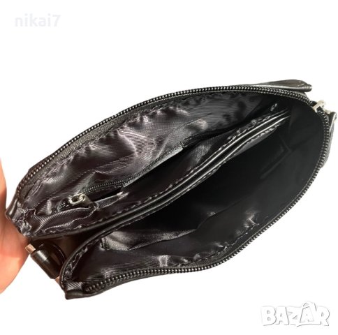 Мжка чанта спортно елегантна от естествена кожена телешки бокс, снимка 6 - Чанти - 42944228