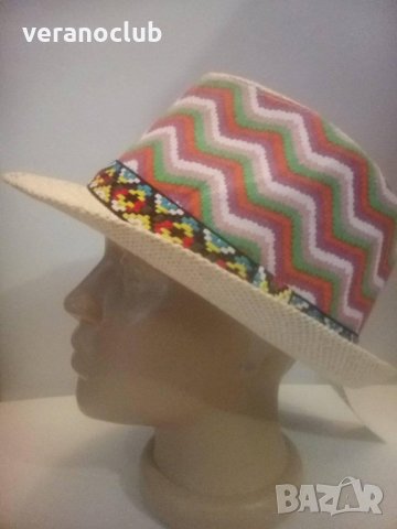 Дамско цветно лятно бомбе, снимка 2 - Шапки - 33209143