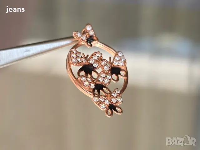 Сребърен пръстен и висулка 1755, снимка 6 - Пръстени - 50324404