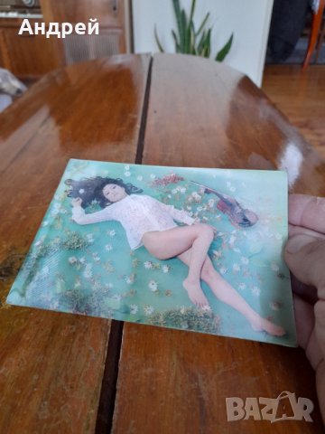 Стара преливаща картичка, снимка 3 - Други ценни предмети - 35153299