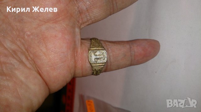 Стар пръстен уникат над стогодишен сачан -60051, снимка 3 - Пръстени - 28866724