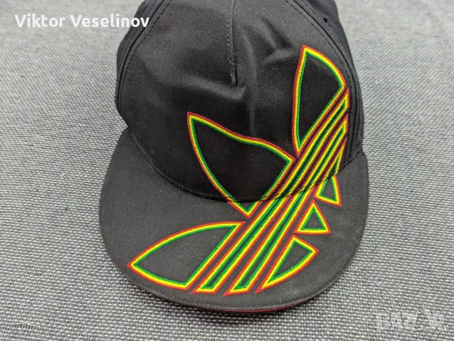 Adidas Rasta Шапка с Козирка Размер Размер Размер M Snapbag Trefoil, снимка 2 - Шапки - 49639841