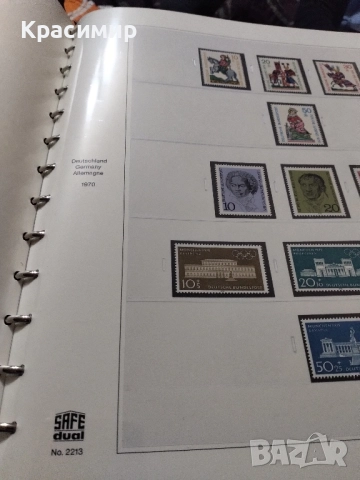 Германия минт 1970 г., снимка 4 - Филателия - 52343697