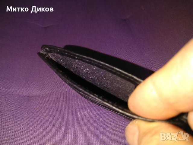 Визитник №5 100х80мм естествена кожа , снимка 4 - Портфейли, портмонета - 39161382