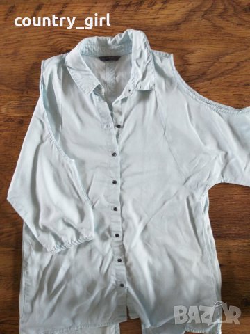 Guess Jeans Koszula Exposed Shoulder - страхотна дамска туника, снимка 7 - Туники - 28990615