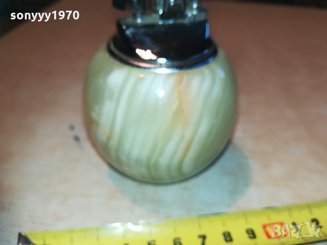 мраморна запалка-внос германия 1005212056, снимка 5 - Антикварни и старинни предмети - 32830177