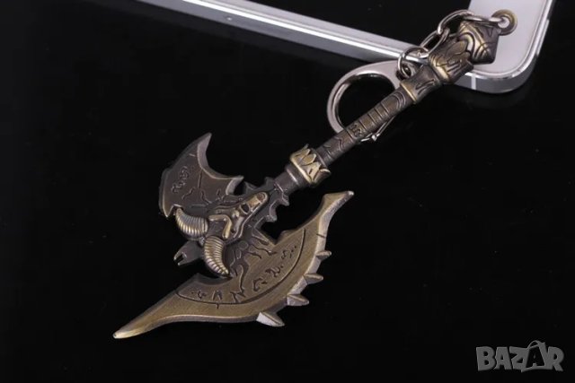 🪓 WOW Двулика брадва с череп / други , снимка 6 - Други ценни предмети - 43020963