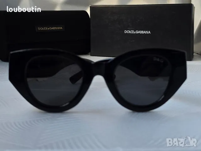 Dolce DG 2024 дамски слънчеви очила котка 2 цвята черни бели, снимка 7 - Слънчеви и диоптрични очила - 48034653