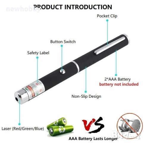 Лазер - писалка, снимка 2 - Друга електроника - 44908025