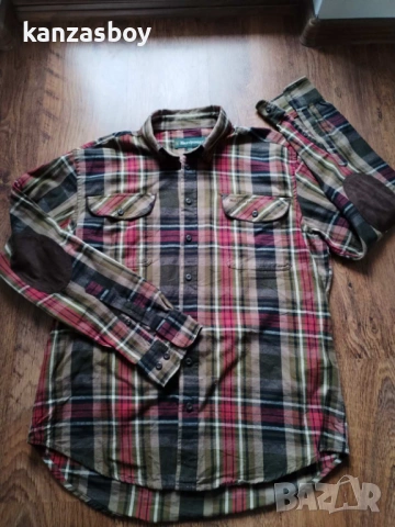 deerhunter evan bamboo shirt - мъжка ловна риза 41/42 L, снимка 6 - Ризи - 53513582