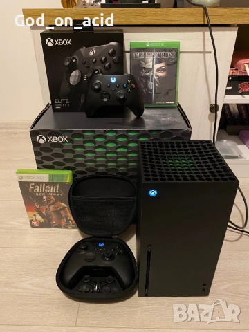 Xbox series X + геймпад elite series 2+ 2 игри, снимка 2 - Xbox конзоли - 53047855