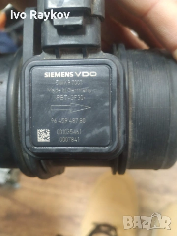 Дебитомер за PEUGEOT 407 2.7HDI , 5WK97001 9645948780, снимка 4 - Части - 53290444