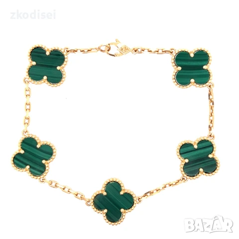 Златна дамска гривна Van Cleef & Arpels 10,71гр. 18,0см. 14кр. проба:585 модел:32086-5