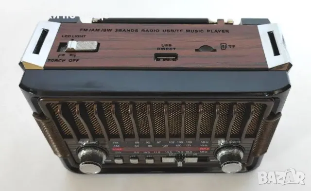 Радиоприемник с Bluetooth USB GOLON RX-BT086 Ретро, снимка 5 - Друга електроника - 48775297
