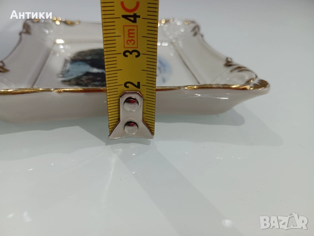 Стара порцеланова маркирана картина, снимка 10 - Пана - 52496276