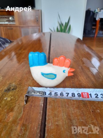 Стара гумена играчка Пиле, снимка 3 - Други ценни предмети - 39478274