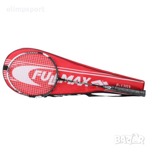 Висококачествена 100% алуминиева ракета за бадмингтон на марката max с калъф за съхранение