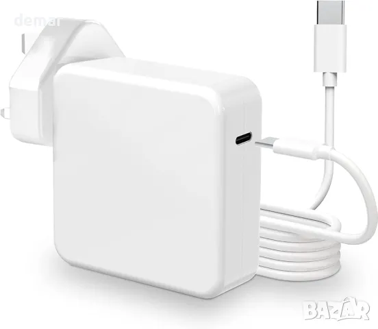 100W USB C супер бързо зарядно устройство, зареждане на Mac Book Pro, USB C-C 2M кабел