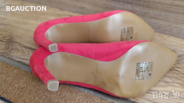 Чисто нови официални червени обувки висок ток Karen Millen EU 40, снимка 4 - Дамски обувки на ток - 38101550