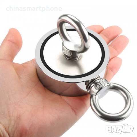 Магнит за риболов 75mm ДВУСТРАНЕН 2x240кг 967гр | moqtmagazin.com, снимка 5 - Въдици - 38097520