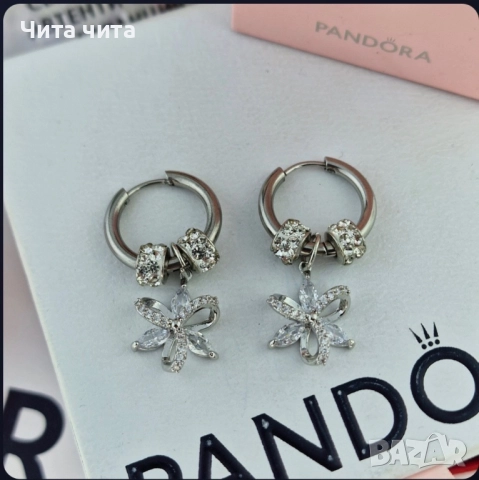 Обици “Цветна Елегантност” – медицинска стомана