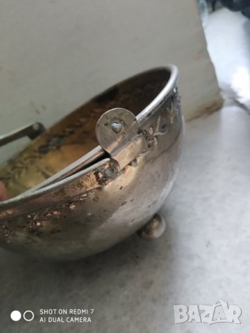стара метална купичка, снимка 3 - Други ценни предмети - 37945248