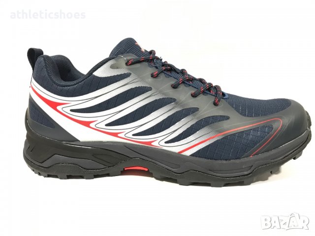 Мъжки маратонки с водоотблъскваща материя в тъмно синьо