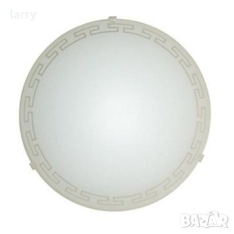 Стъклен плафон ВАВИЛОН ø250 бял мат 1xE27 